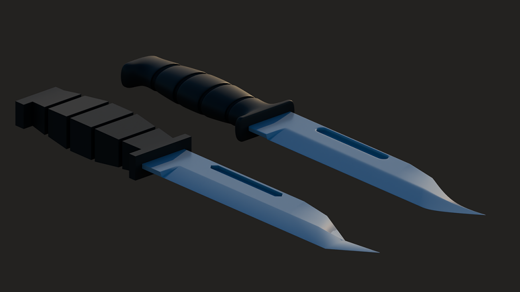 3ds Max: Combat Knife