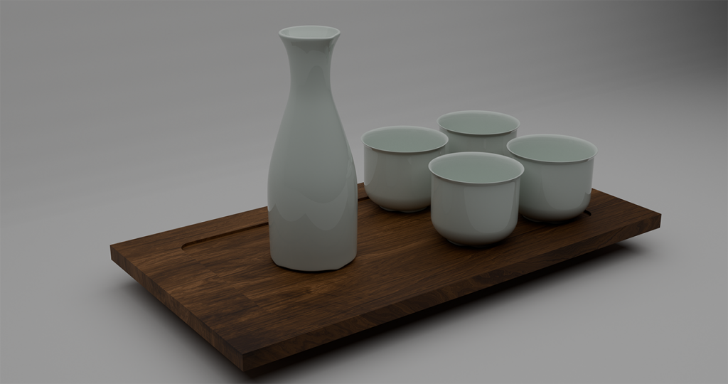 Blender: Sake Set